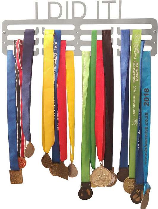 Eboy steel Medal Holder for Sports or Achievements - Stainless Steel
