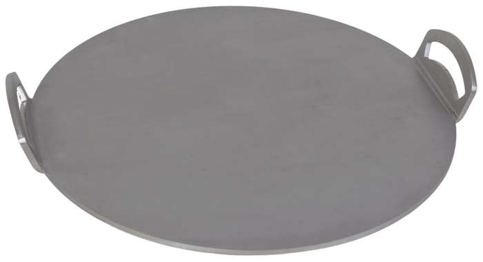 Eboy Steel Pizza Baking Sheet 41 cm Round with Handles - Stainless Steel