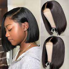 10" Glueless straight full frontal Brazilian wig Special