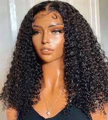16" Glueless Curls Full Frontal Lace Wig