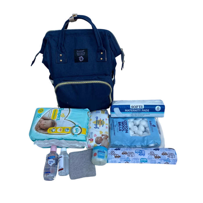 Essential Hospital bag - Pampers - Navy blue