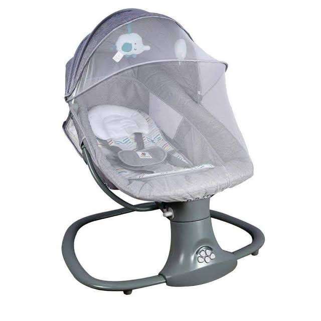 Mastela 3-in-1 Swing &amp; Rocker- Grey &amp; Blue