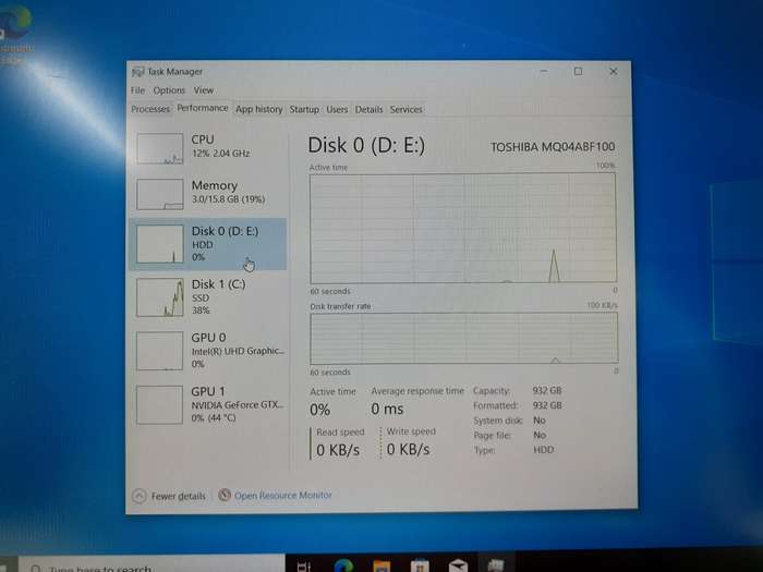 Dell G5 5587 "Core i7" 2.2GHz 16GB RAM 1TB HDD Bad Battery Black