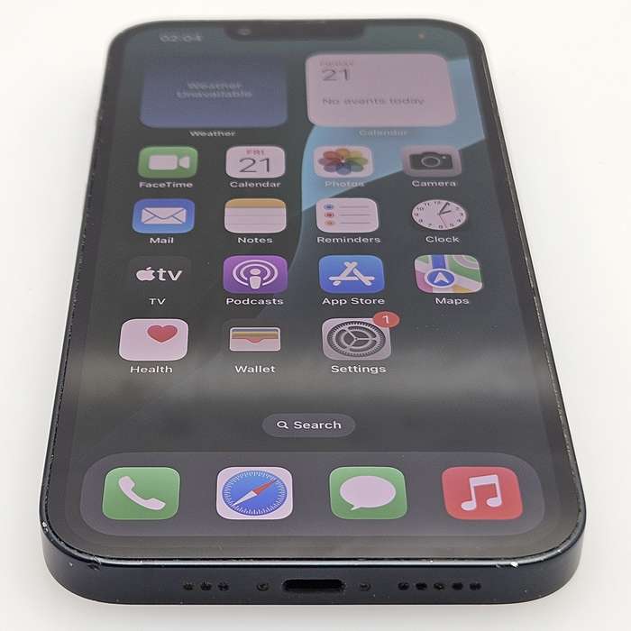 iPhone 13 128GB Midnight (6 Month Warranty) + Screen Protector Bundle Value: R200