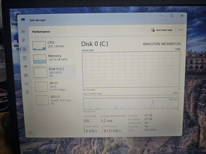 Lenovo IDEAPAD S145-15IGM 8GB DDR4 512GB SSD