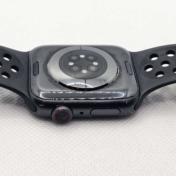 Apple Watch Series 6 44mm LTE Space Gray (3 Month Warranty)  With Black Nike Straps
