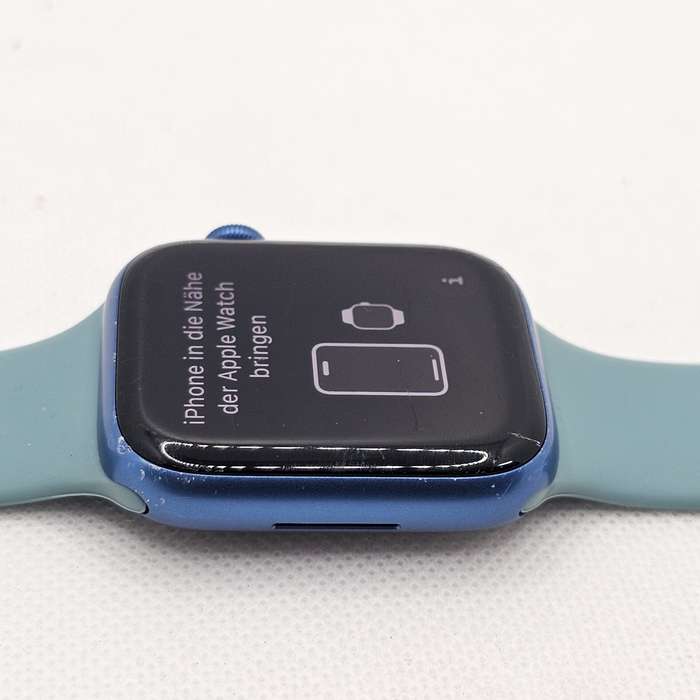 Apple Watch Series 7 45mm GPS Only Blue (6 Month Warranty) - With Turquoise Straps