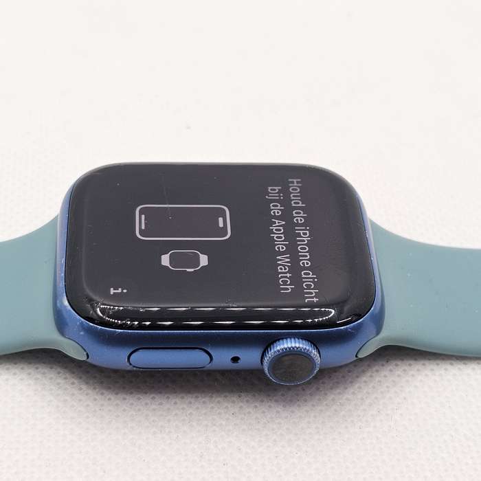 Apple Watch Series 7 45mm GPS Only Blue (6 Month Warranty) - With Turquoise Straps