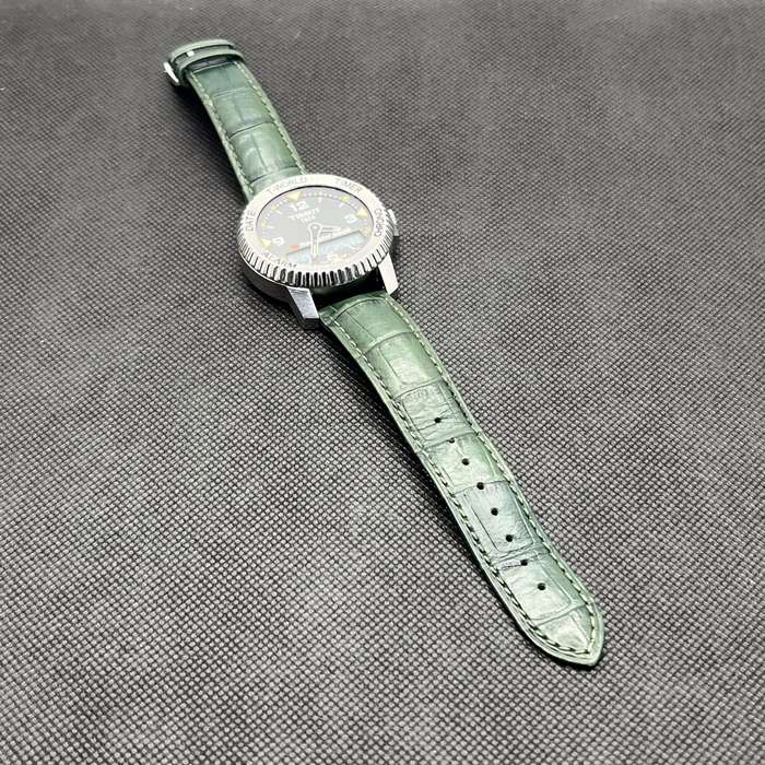 Tissot T-Navigator 3000 Analog Watch Grey - With Dark Green Straps
