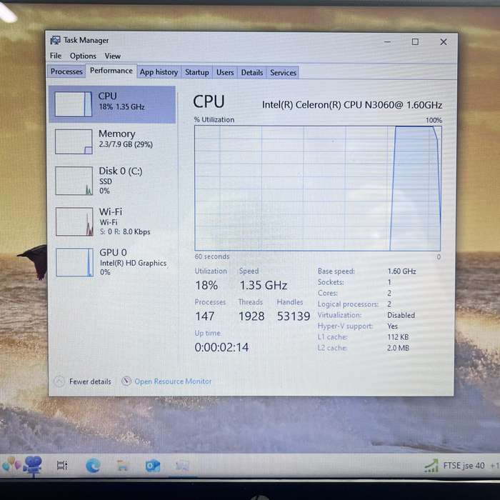 HP 250 G4 1.60GHz 8GB RAM 256GB SSD Black - Faulty Battery | Bright Spots