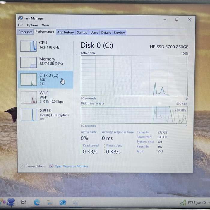 HP 250 G4 1.60GHz 8GB RAM 256GB SSD Black - Faulty Battery | Bright Spots