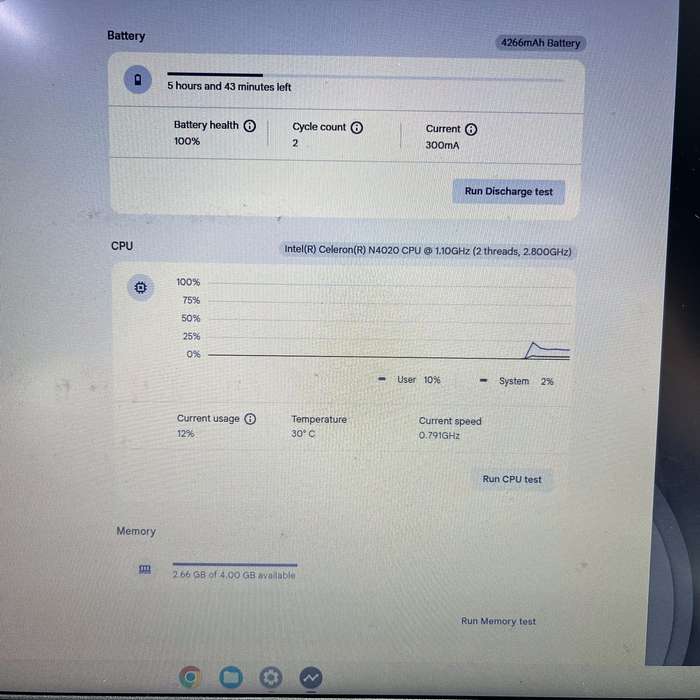 Acer ChromeBook CB315-3H "Celeron" 4GB RAM 60GB Storage Silver (3 Month Warranty)