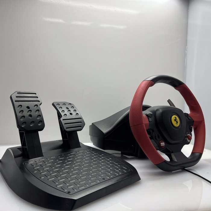 Xbox One 500GB Black + ThrustMaster Ferrari Steering Wheel + 1 Controller +2 Games + Power Cable ...