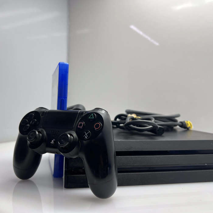 Playstation 4 Pro 1TB SSD Black + 1 Controller + 2 Games + HDMI Cable + Charger (3 Month Warranty)