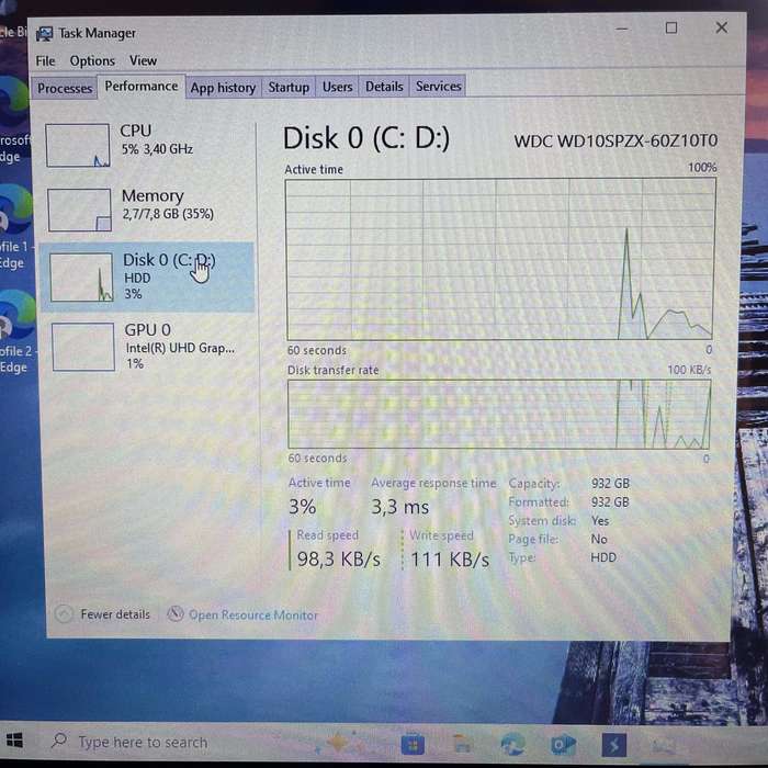 HP Pavillion x360 14-cd001ni "Core i3" 8GB RAM 1TB HDD - Silver (3 Month Warranty)