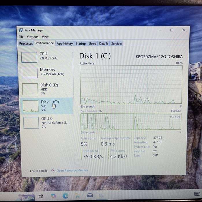 Acer Aspire E5-577 (N16Q2) "Core i5" 16GB RAM 512GB SSD NVME And 2TB HDD Black