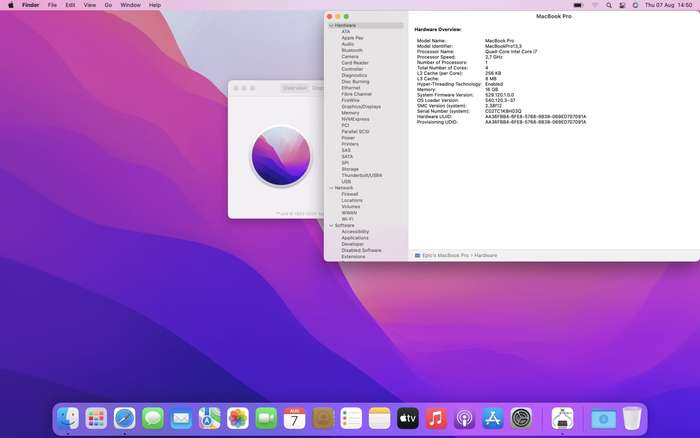 MacBook Pro 15-Inch "Core i7" 2.7GHz (Touch/Late 2016) 16GB RAM 512 SSD (6 Month Warranty)