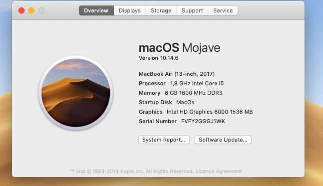 Apple MacBook Air "Core i5" 13-Inch (2017) 8GB RAM 128GB SSD Silver - Bright Spots