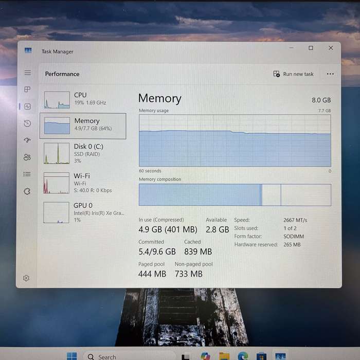 Dell Inspirion 15 3511 "Core i5" 8GB RAM 256GB SSD Black (3 Month Warranty)