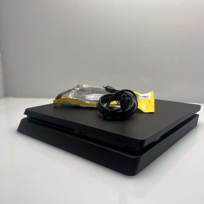 PlayStation 4 Slim Black 500GB + HDMI Cable + Power Cable (3 Month Warranty)