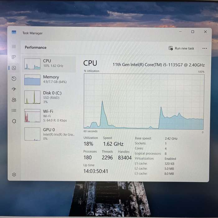Dell Inspirion 15 3511 "Core i5" 8GB RAM 256GB SSD Black (3 Month Warranty)