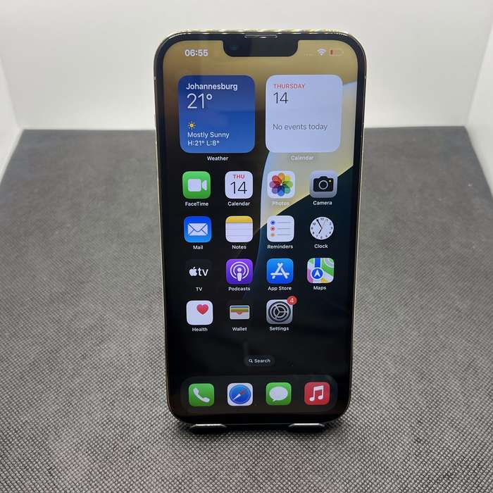 Apple iPhone 13 Pro Max 128GB Gold (12 Month Warranty) + Cover Bundle Value: R200 - Bright Spots