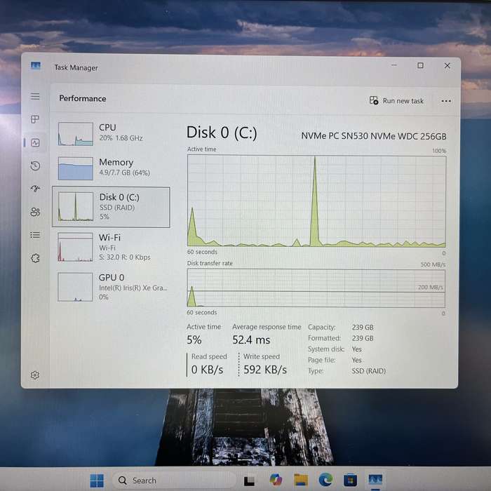 Dell Inspirion 15 3511 "Core i5" 8GB RAM 256GB SSD Black (3 Month Warranty)
