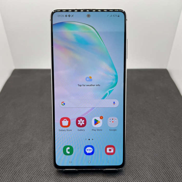 Samsung Galaxy Note 10 Lite Silver - LCD Burn