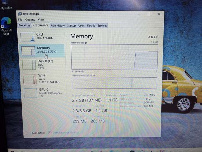 Lenovo IdeaPad 330-15IKB "Celeron" 4GB RAM 512GB HDD Blue (3 Month Warranty)