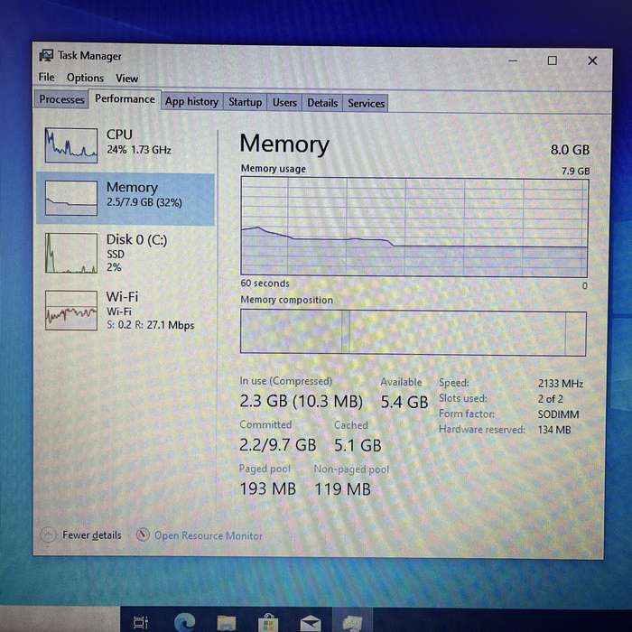 Dell Inspiron 15 "Core i3" 8GB RAM 256GB SSD Black (3 Month Warranty)