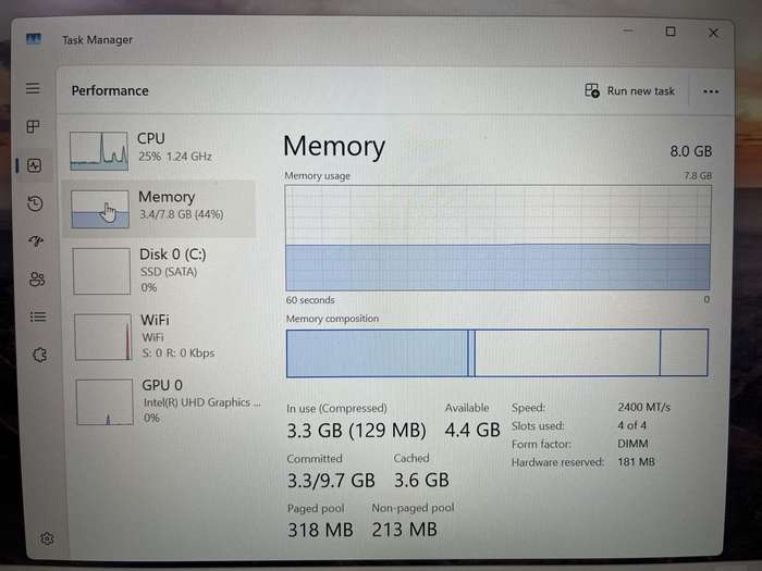 Proline V146GNS "Celeron" 8GB RAM 256GB SSD Silver (3 Month Warranty)