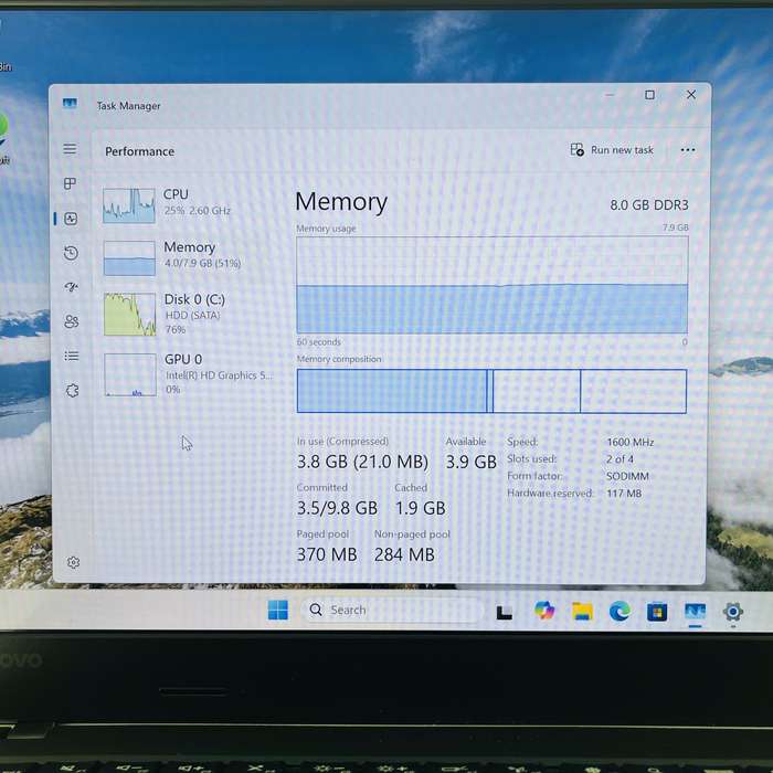 Lenovo Thinkpad L460 6th Gen "Core i5" 2.40GHz 8GB RAM 500GB HDD Black (3 Month Warranty)