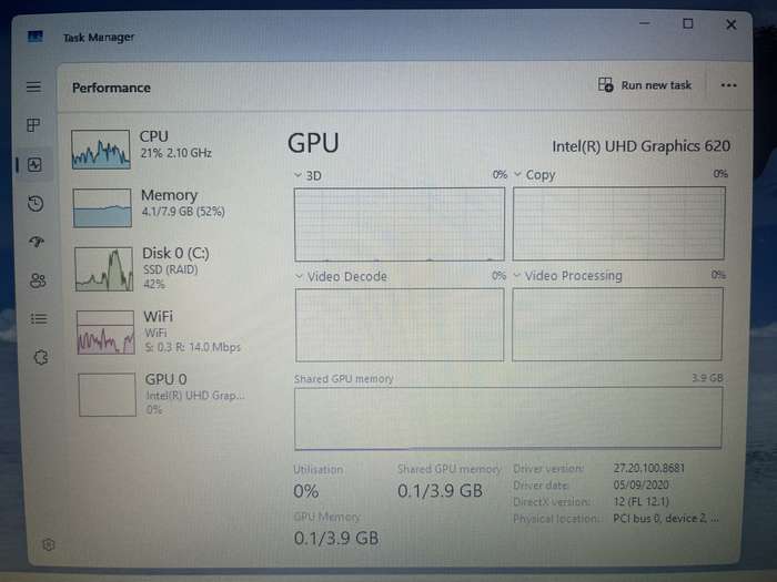 Asus X409F "Core i7" 8GB RAM 256GB SSD Grey - Faulty Battery