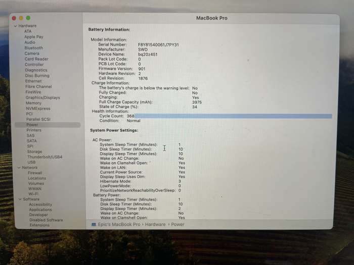 Apple MacBook Pro "Core i5" 13-inch 2.4 GHz (TouchBar/2019) 8GB RAM 512GB SSD Silver - Dead TouchBar