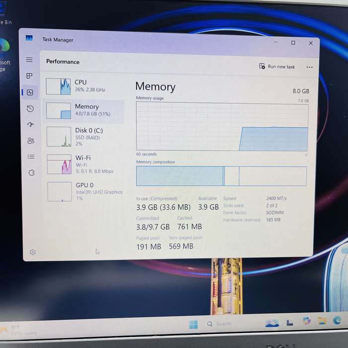 Dell Vostro 3591 10th Gen "Core i3" 2.10GHz 8GB RAM 500GB SSD (NVMe) Black - Minor Bright Spots