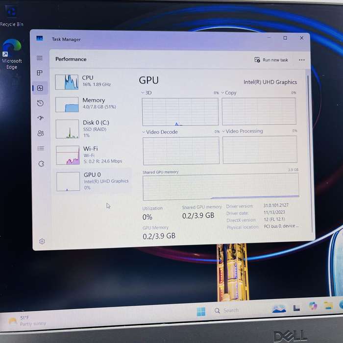 Dell Vostro 3591 10th Gen "Core i3" 2.10GHz 8GB RAM 500GB SSD (NVMe) Black - Minor Bright Spots