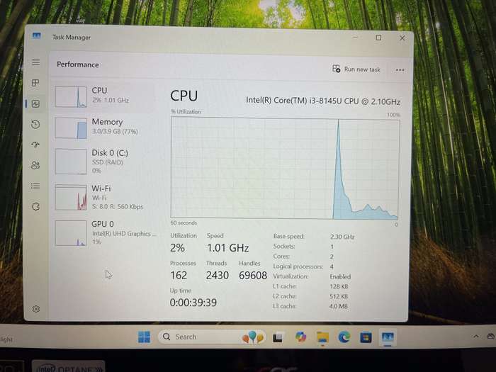 AcerSpin 3 8th Gen "Core i3" 4GB RAM +16GB Intel Optane 1TB SSD Black (3 Month Warranty)