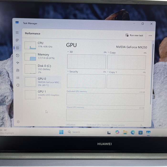 Huawei MateBook D14 10th Gen Core i5 1.60GHz 8GB RAM 500GB SSD NVMe Silver (3 Month Warrant...