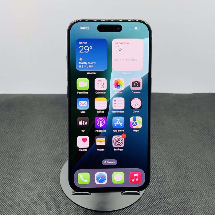 Apple iPhone 15 Pro 256GB Black Titanium (12 Month Warranty) + Screen Protector Bundle Value: R200