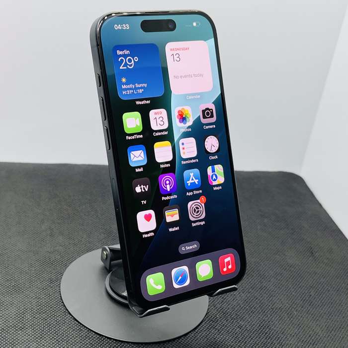 Apple iPhone 15 Pro 256GB Black Titanium (12 Month Warranty) + Screen Protector Bundle Value: R200