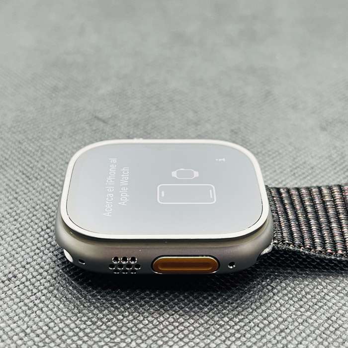 Apple Watch Ultra 2 49mm LTE Natural Titanium (12 Month Warranty) - With Black Nylon Straps
