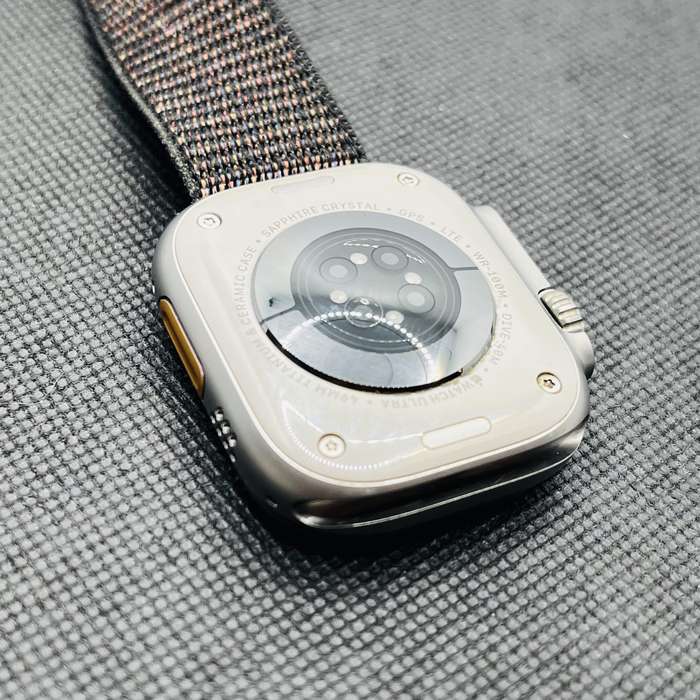 Apple Watch Ultra 2 49mm LTE Natural Titanium (12 Month Warranty) - With Black Nylon Straps