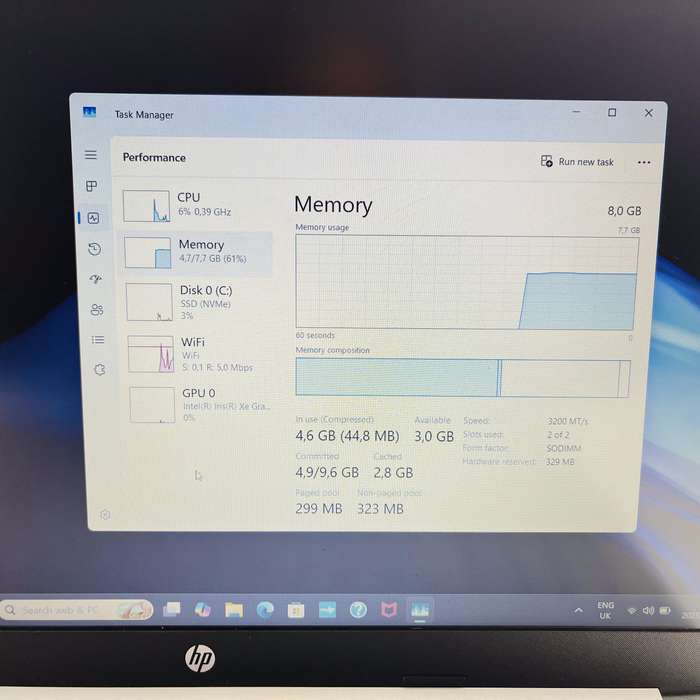 HP 15s-fq5017ni 12th Gen "Core i7" 1.70GHz 8GB RAM 512GB NVMe Silver (3 Month Warranty)