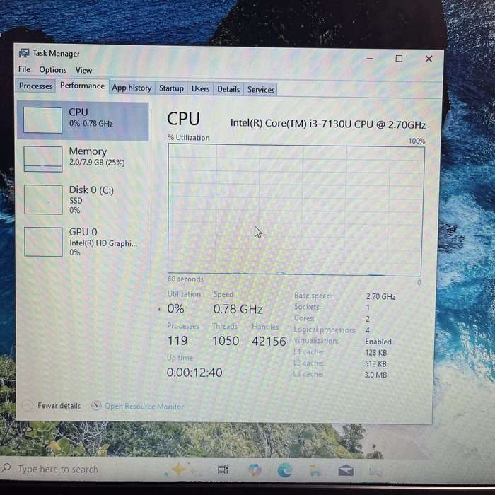 Acer Aspire N16C1 7th Gen "Core i3" 2.70GHz 8GB RAM 256GB SSD Black - No Webcam And Hinge Damage