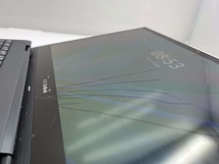 Asus ZenBook Flip 13 UX363E 11th Gen "Core i5" 2.40GHz 8GB RAM 512GB SSD (NVMe) Blue - Cracked Sc...
