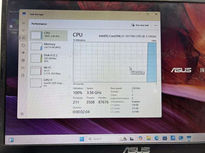 Asus X409F 10th Gen "Core i3" 2.10GHz 8GB RAM 256GB SSD Grey - Bright Spots And Front Camera Not ...