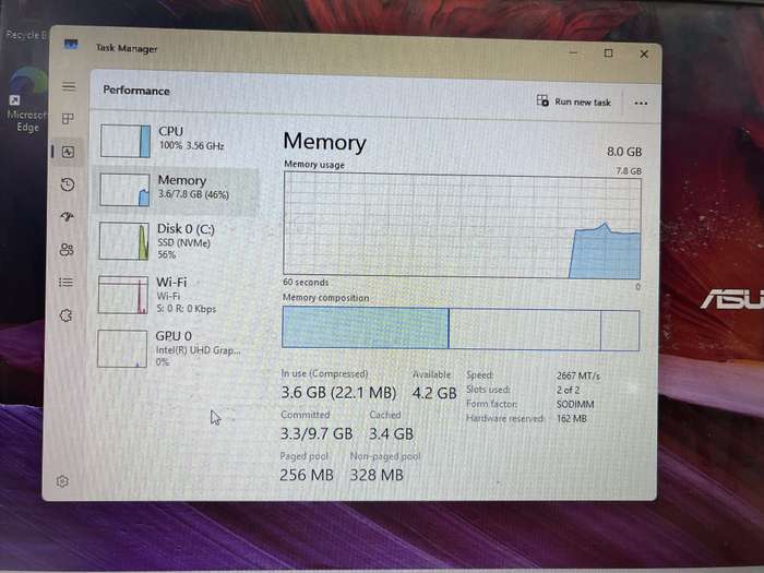 Asus X409F 10th Gen "Core i3" 2.10GHz 8GB RAM 256GB SSD Grey - Bright Spots And Front Camera Not ...