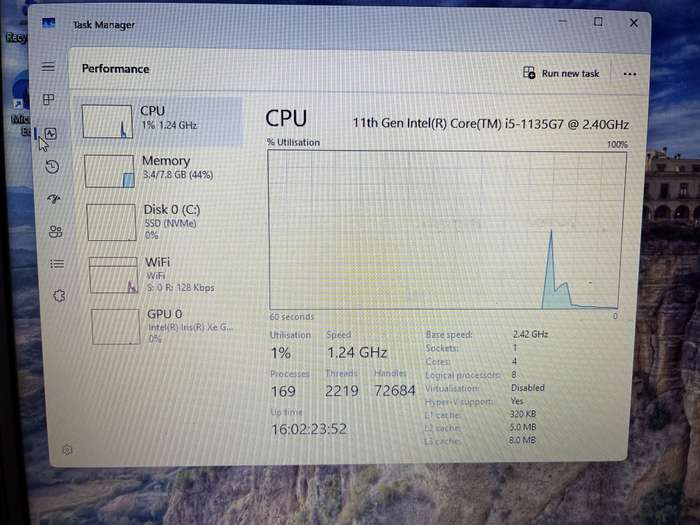 Lenovo IdeaPad 3 15ITL05 11th Gen 8GB RAM 512GB SSD NVMe Black - Bright Spots And Damaged Casing