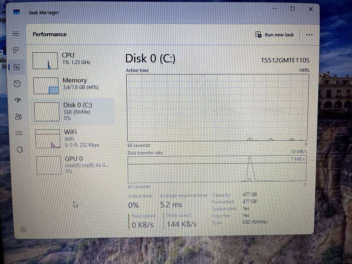Lenovo IdeaPad 3 15ITL05 11th Gen 8GB RAM 512GB SSD NVMe Black - Bright Spots And Damaged Casing