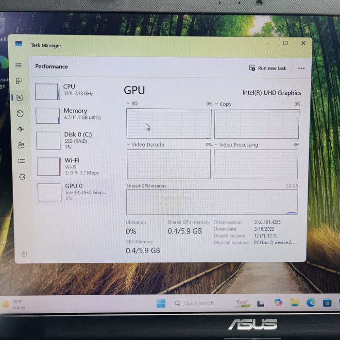 Asus X515E 11th Gen "Core i3" 3.00GHz 12GB RAM 256GB SSD Grey - Minor Bright Spots